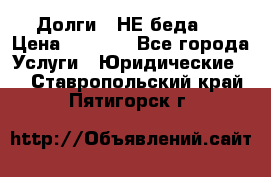 Долги - НЕ беда ! › Цена ­ 1 000 - Все города Услуги » Юридические   . Ставропольский край,Пятигорск г.